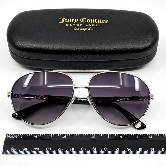 JUICY COUTURE “JU 582/S” Silver Aviator Sunglasses main image 8